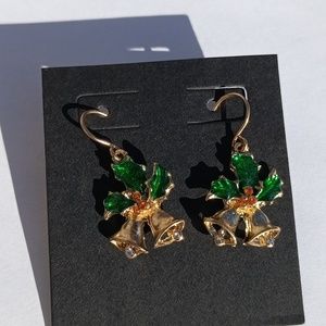 Christmas Bells earrings| women's jewelry Holiday earrings NEW.